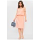 Сарафан жіночий однотонний персикового кольору 202601L