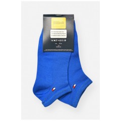 Шкарпетки жіночі спортивні демісезонні синього кольору 202658L