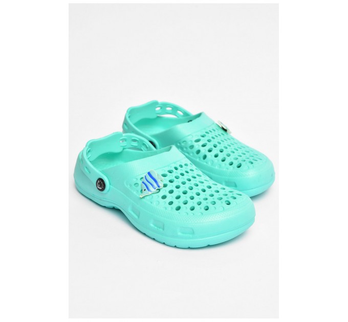 Крокси дитячі м'ятного кольору 202704L