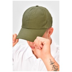 Кепка чоловіча однотонна кольору хакі 203032L