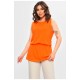 Туніка жіноча однотонна помаранчевого кольору 203064L