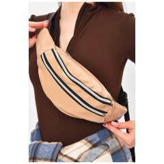 Бананка жіноча темно-бежевого кольору 203236L