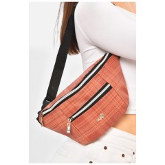 Бананка жіноча темно-рожевого кольору 203327L Бананка жіноча темно-рожевого кольору 203327L