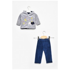 Костюм дитячий для хлопчика сірого кольору 203365L