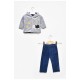 Костюм дитячий для хлопчика сірого кольору 203365L