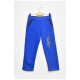 Штани дитячі для хлопчика синього кольору на флісі 203374L