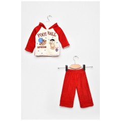 Костюм дитячий для дівчинки червоного кольору 203386L