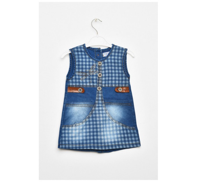 Сукня дитяча для дівчинки темно-синього кольору 203409L