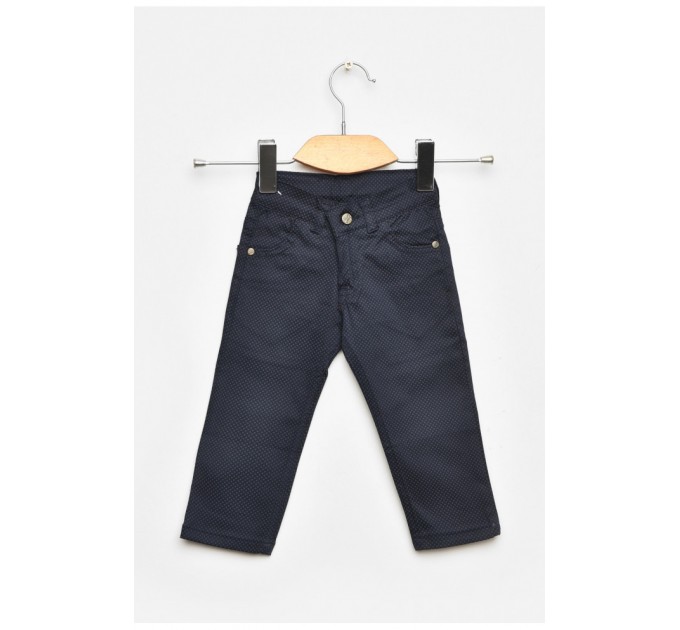 Детские брюки для мальчика темно-синего цвета 203413L