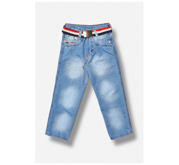 Бриджі дитячі блакитного кольору джинс 203457L