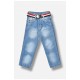 Бриджі дитячі блакитного кольору джинс 203457L
