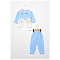 Костюм детский для мальчика голубого цвета 203510L