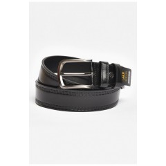 Ремень мужской черного цвета размер 113*3,5 см 203907L