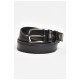 Ремень мужской черного цвета размер 113*3,5 см 203907L