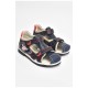 Сандали детские мальчик темно-синего цвета на липучке 204027L