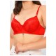 Бюстгалтер жіночий червоного кольору чашка B 204130L