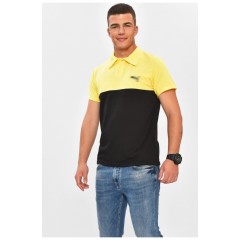 Футболка чоловіча поло жовтого кольору 204259L Футболка чоловіча поло жовтого кольору 204259L