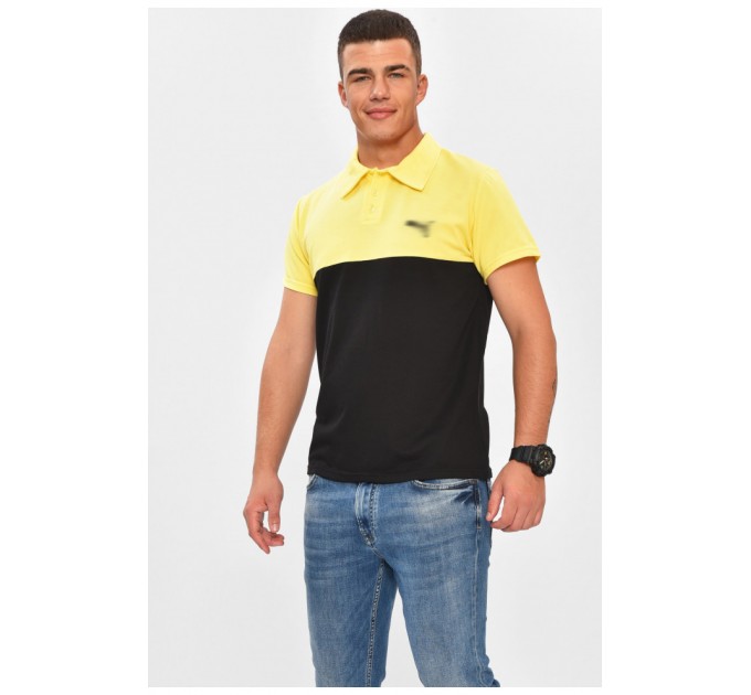 Футболка чоловіча поло жовтого кольору 204259L