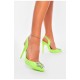 Босоніжки жіночі салатового кольору 204347L Босоніжки жіночі салатового кольору 204347L