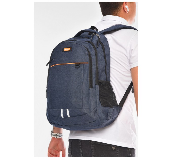 Рюкзак мужской спортивный темно-синего цвета 204462L