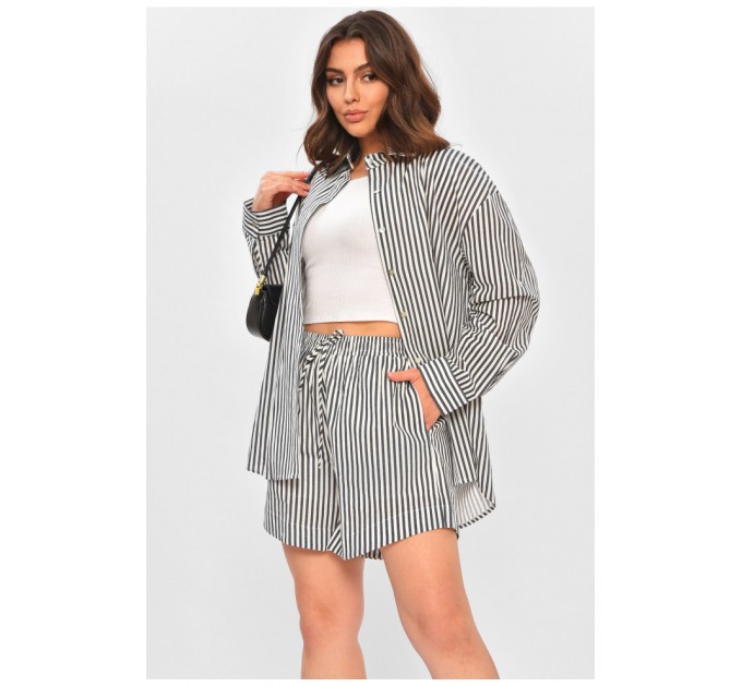 Женский костюм белого цвета с принтом 204590L