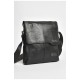 Сумка чоловіча через плече з екошкіри чорного кольору 204775L