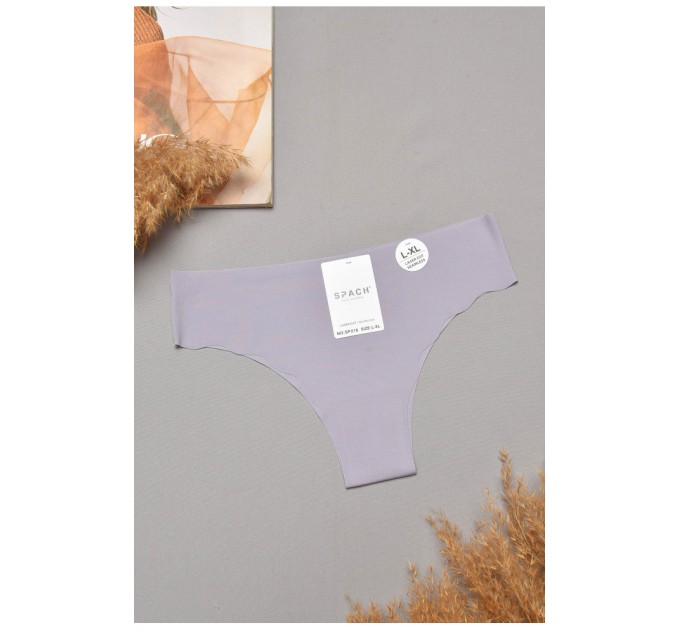 Труси жіночі однотонні бузкового кольору 204825L