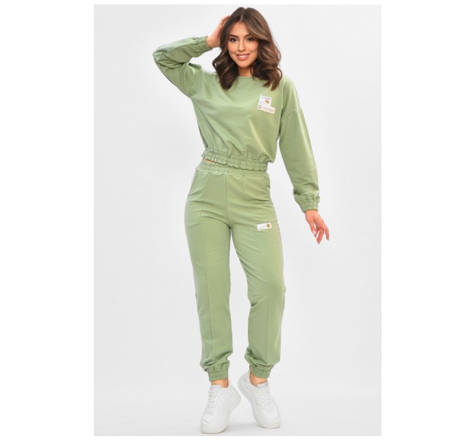 Спортивний костюм жіночий м'ятного кольору 204900L