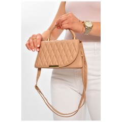Сумка женская из экокожи бежевого цвета 205803L Сумка женская из экокожи бежевого цвета 205803L
