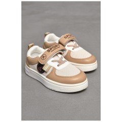 Кросівки дитячі бежевого кольору 205863L Кросівки дитячі бежевого кольору 205863L