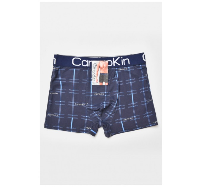 Боксеры мужские темно-синего цвета с принтом 205904L
