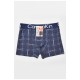Боксери чоловічі темно-синього кольору з принтом 205904L