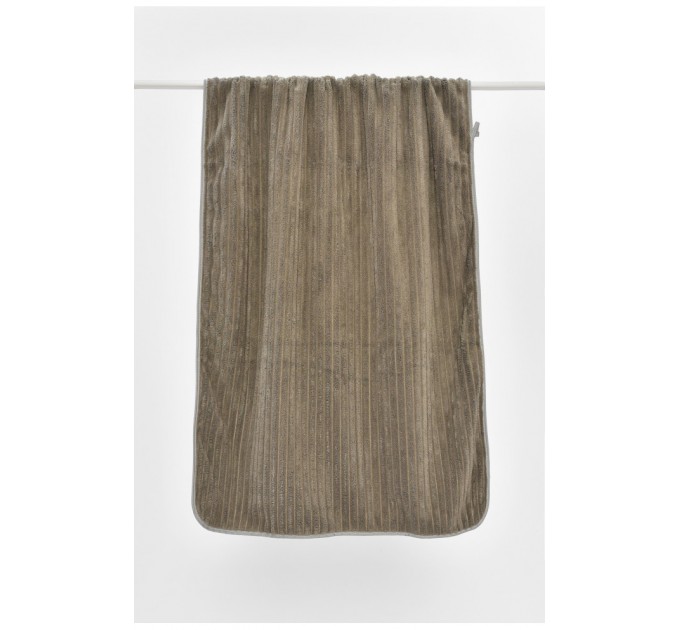 Рушник банний мікрофібра темно-сірого кольору 205942L