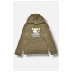 Світшот дитячий для хлопчика на флісі кольору хакі 206017L