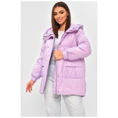 Куртка жіноча демісезонна світло-бузкового кольору 206036L
