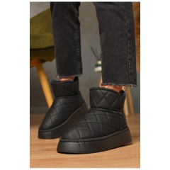 Уггі жіночі на хутрі чорного кольору 206198L