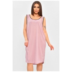 Нічна сорочка жіноча напівбатальна пудрового кольору 206462L Нічна сорочка жіноча напівбатальна пудрового кольору 206462L