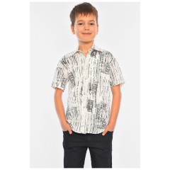 Сорочка дитяча хлопчик молочна 148461L