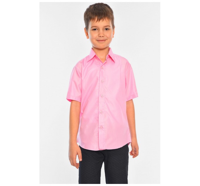 Сорочка дитяча хлопчик рожева 148598L