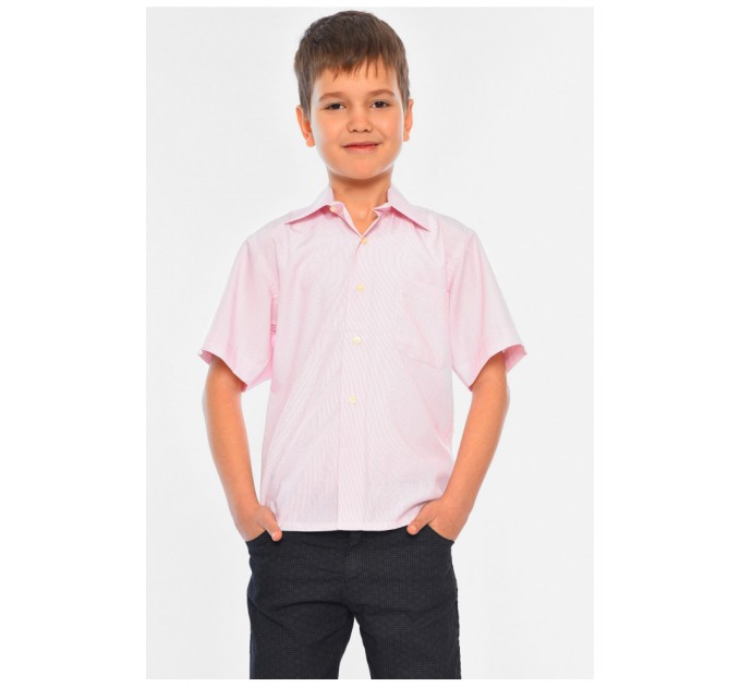 Рубашка детская мальчик розовая 148679L