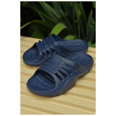 Шльопки підліткові для хлопчика темно-синього кольору 159886L