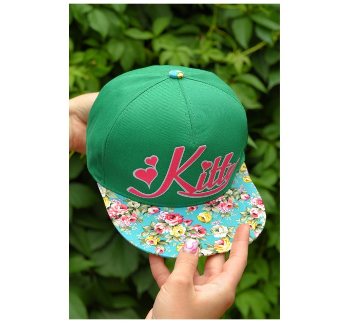 Кепка дитяча для дівчинки зеленого кольору 159906L