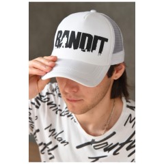 Кепка чоловіча білого кольору 160403L