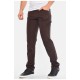 Штани чоловічі темно-коричневого кольору 163983L