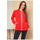 Спортивна кофта жіноча червоного кольору 164977L