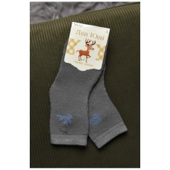 Шкарпетки дитячі махрові сірого кольору 167857L Шкарпетки дитячі махрові сірого кольору 167857L