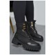 Черевики жіночі демісезонні чорного кольору 168352L