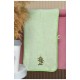 Рушник кухонний мікрофібра салатового кольору 170449L
