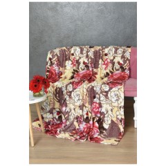 Плед розового цвета с принтом 180*200 170604L Плед розового цвета с принтом 180*200 170604L