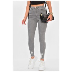 Джинси жіночі американка сірого кольору. 170874L